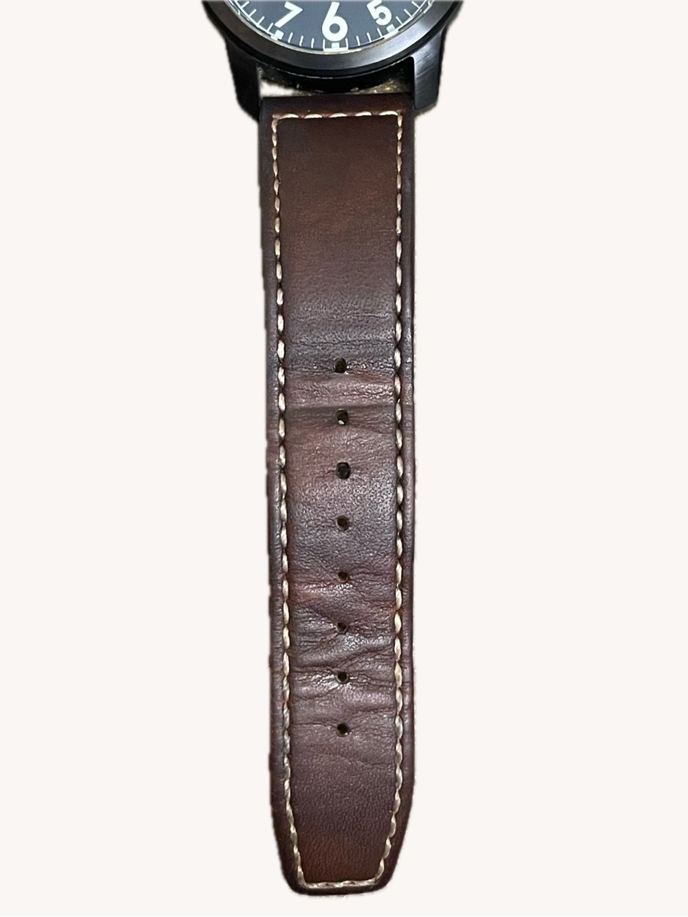 Citizen Men's Blue Face Dial Watch with Brown Leather Strap (Glow In The Dark) - Picture 3 of 10